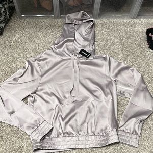 Brand New w/Tags Express Silk Hoodie Size XSmall